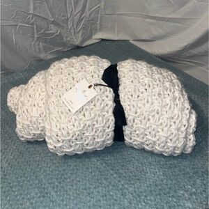 Hearth & Hand with Magnolia Chunky Knit Throw Blanket White